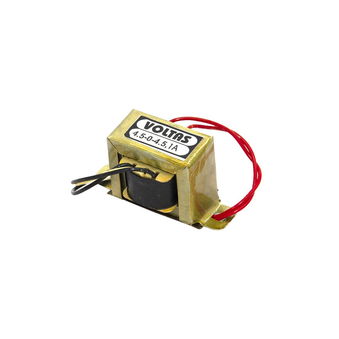 4.5V 1A Step Down Transformer 230V AC to 4.5-0-4.5V AC 4.5V 1A Step Down Transformer 230V AC to 4.5-0-4.5V AC